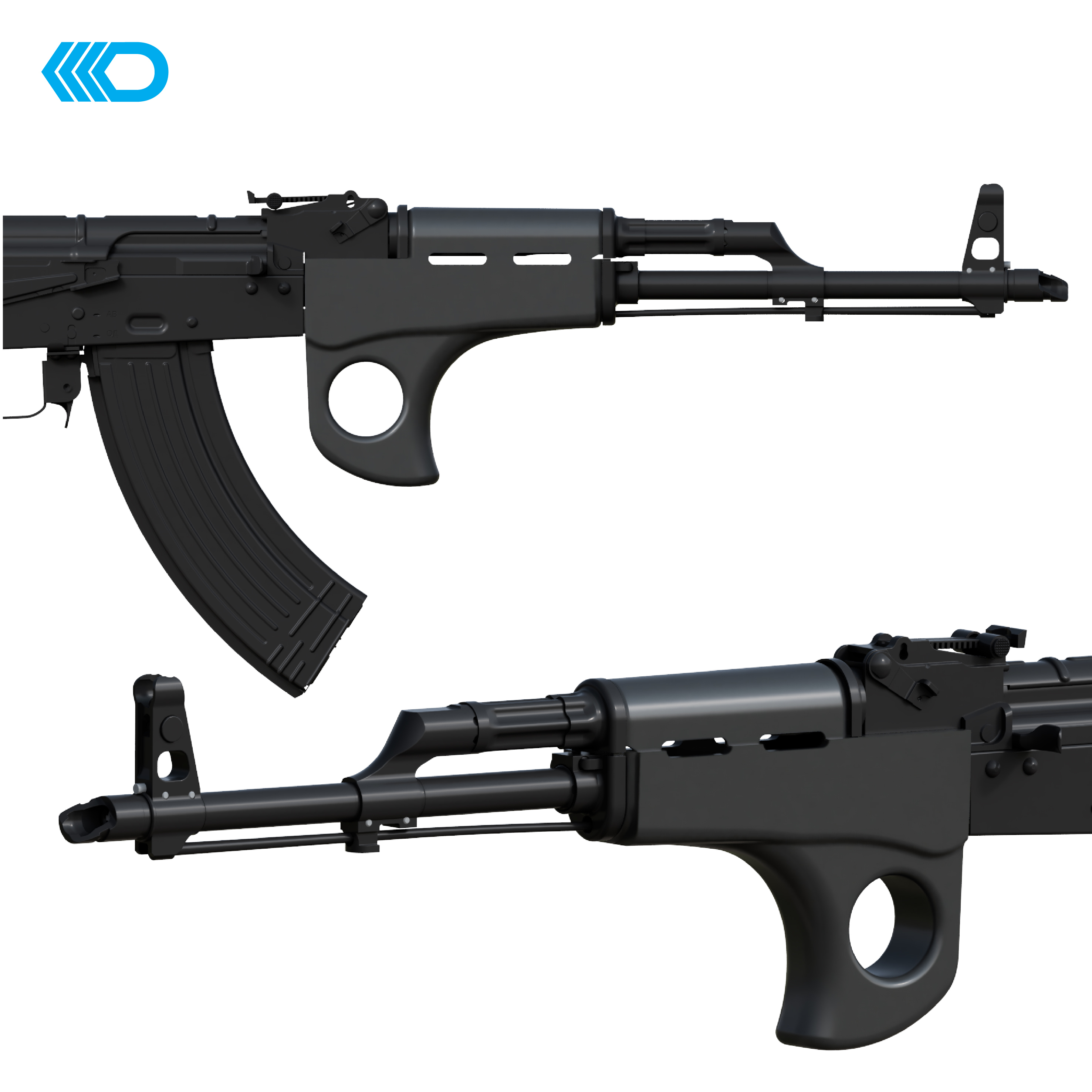 STL file AIRSOFT - AK-47 HANDGUARD 3・Template to download and 3D print ...
